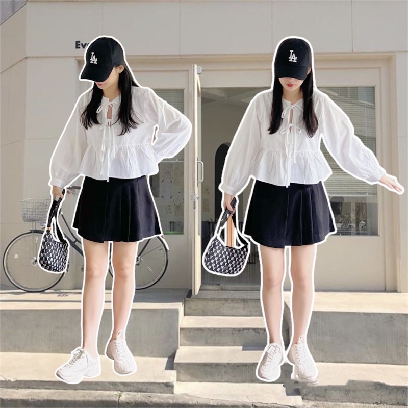 MARY Babydoll Top (ảnh thật/sẵn)