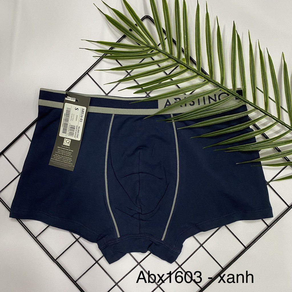 Quần Lót Nam Boxer Sịp Nam ARISTINO ABX1603 Quần Xì Đùi Chất Liệu Cotton Mềm Mại Thoáng Mát Dễ Chịu Co Giãn Thoải Mái