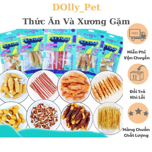 Thức Ăn Vặt Và Xương Gặm ChCho Cún