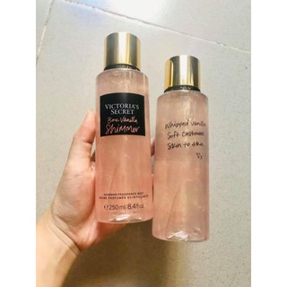 XỊT THƠM NHŨ TOÀN THÂN VICTORIA'S SECRET BARE VANILLA SHIMMER