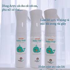 Chai Xịt Diệt Khuẩn BaBy Fresh Hàn Quốc 2021-Tiệt trùng bình sữa, đồ chơi, núm tí giả không cần rửa lại nước sạch.