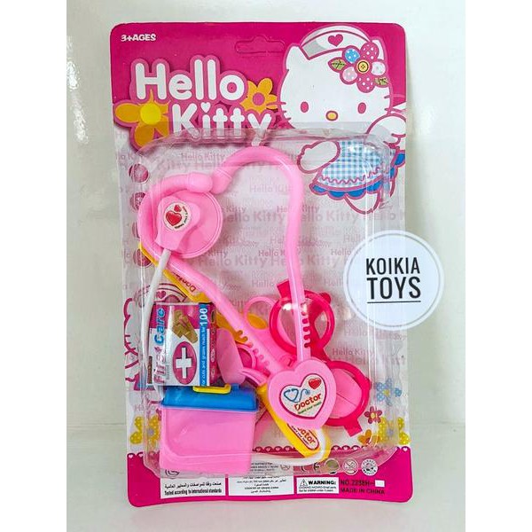 Bộ Đồ Chơi Bác Sĩ Hình Hello Kitty Dễ Thương Cho Bé