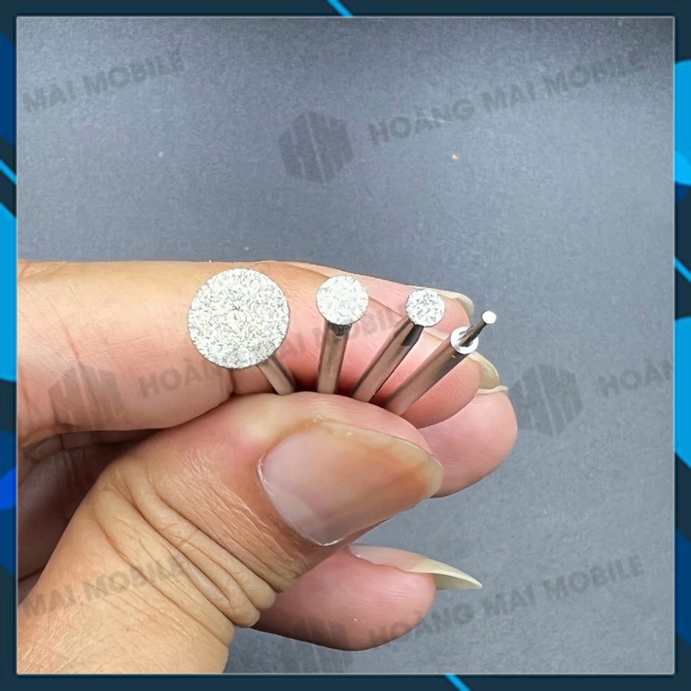 Mũi mài đầu cắt cỡ 2.0 dùng cho các loại máy mài bút cắt siu lồng, lấy mí kính
