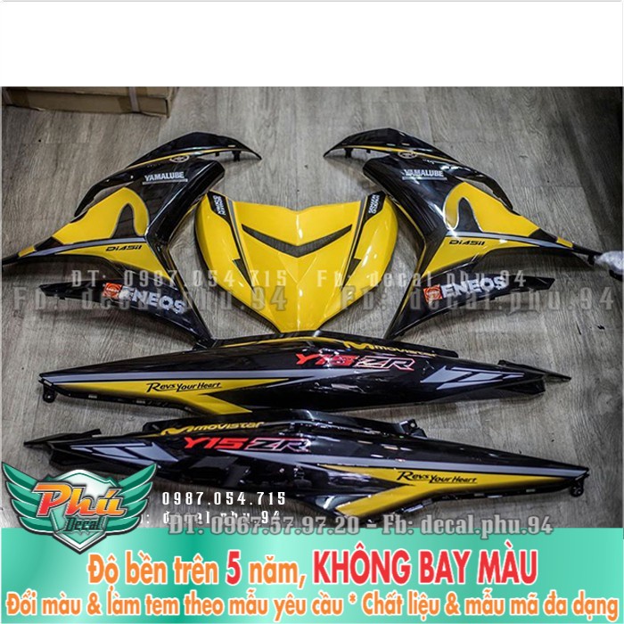 Tem rời EX 150 Movistar Y15 ZR vàng đen 2 -1