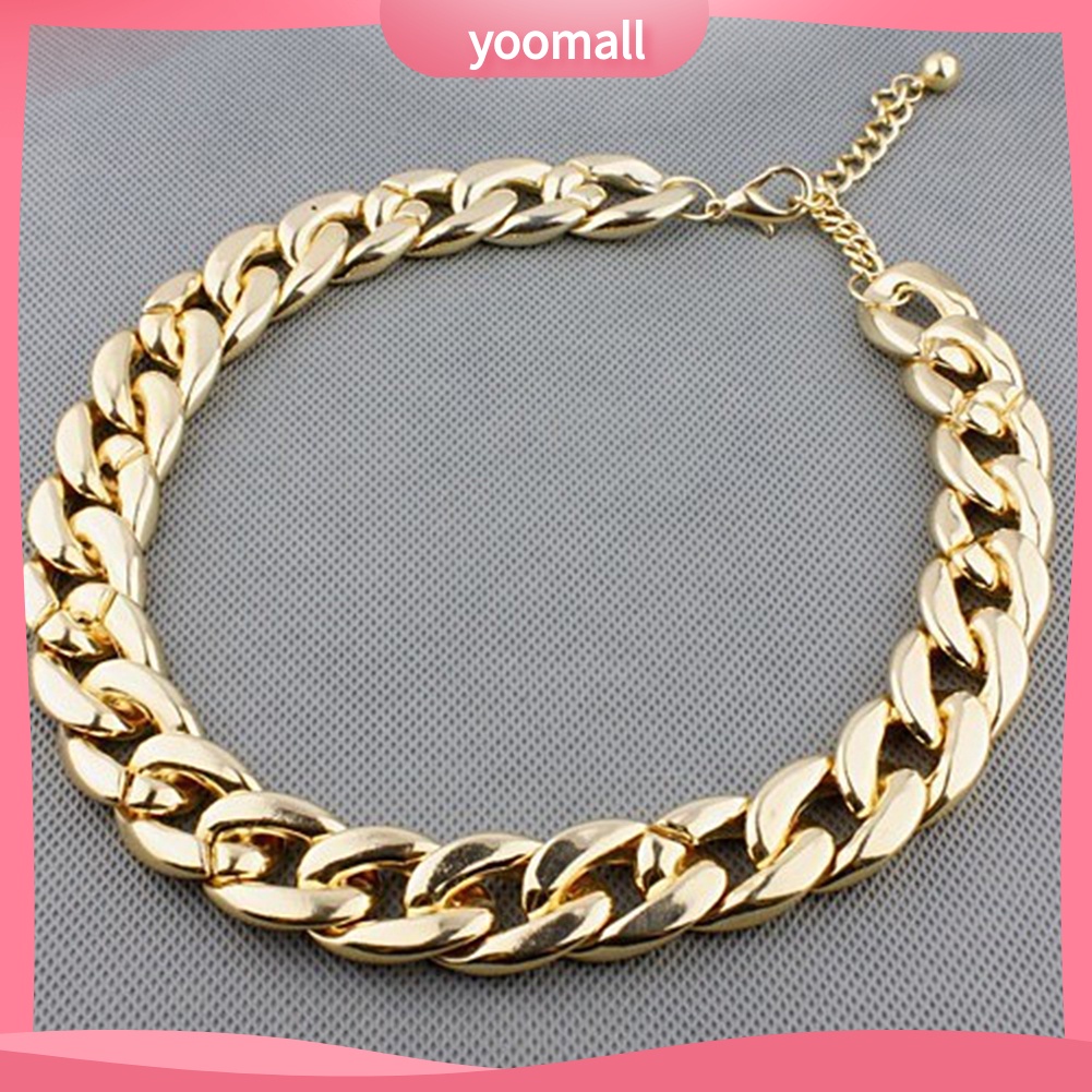 Dây chuyền hợp kim thiết kế hình mắt xích cá tính hợp thời trang cho nữ