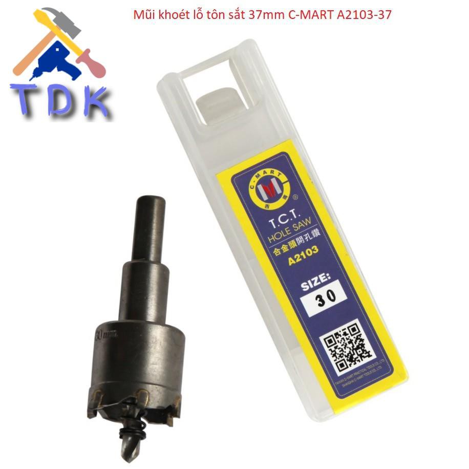 Mũi khoét lỗ tôn sắt 37mm C-MART A2103-37