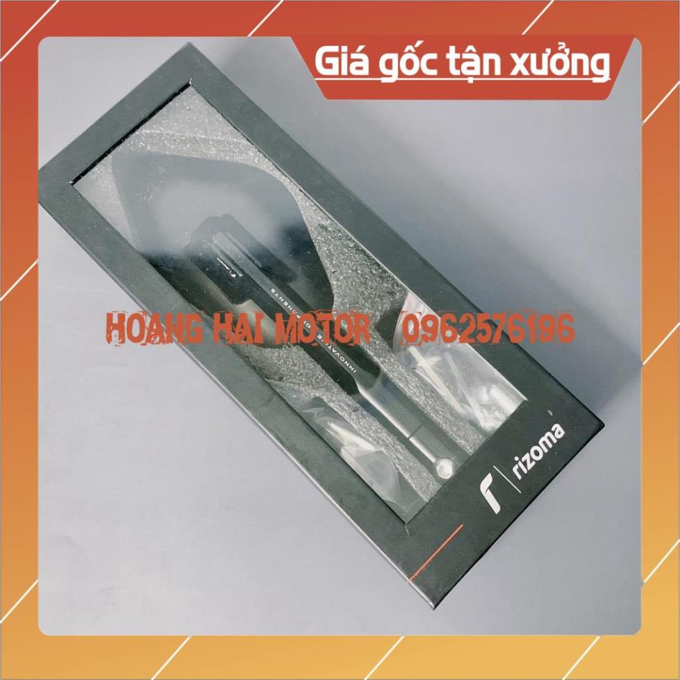 kinh/ gương chiếu hậu kiểu RIZOMA Elisse - Thân nhôm CNC nguyên khối, chân 10 li, hàng sịn full hộp - gắn mọi loại xe