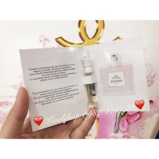 Vial nước hoa nữ Balmain Eau D'Ivoire-EDT 2ml
