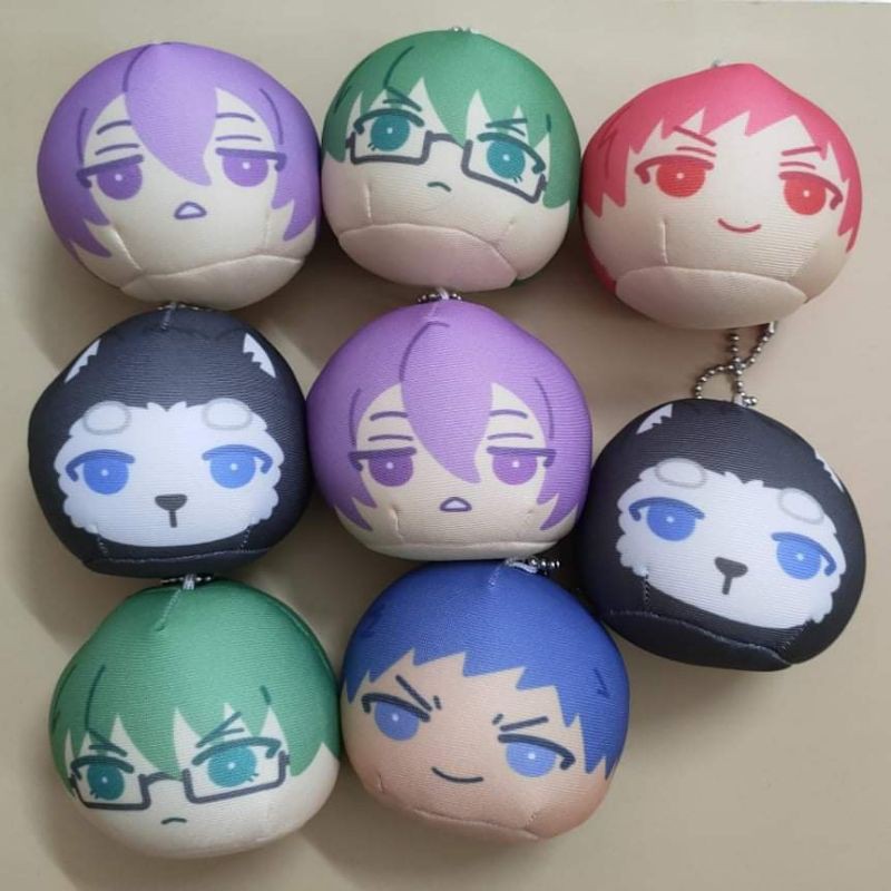 Đồ chơi Omanjuu Kuroko no Basket chính hãng Akashi Aomine Midorima Murasakibara