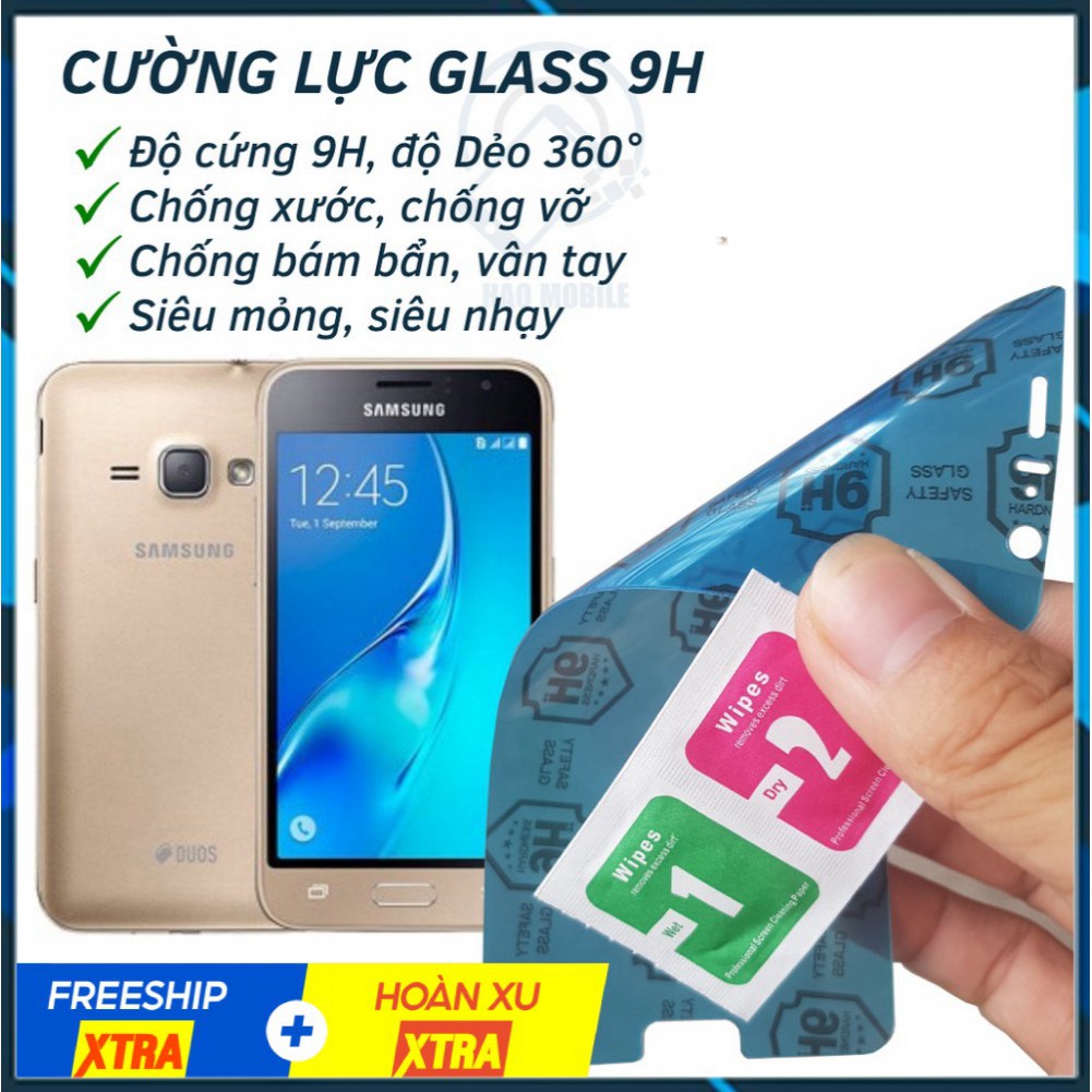 Dán cường lực dẻo nano Samsung J1 2016, J2 core, J2 Prime, J2 Pro