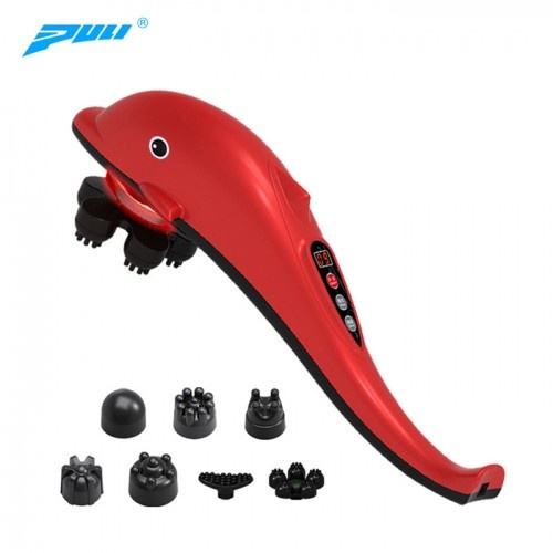 Máy massage cầm tay cá heo pin sạc 7 đầu Puli PL-618DC3