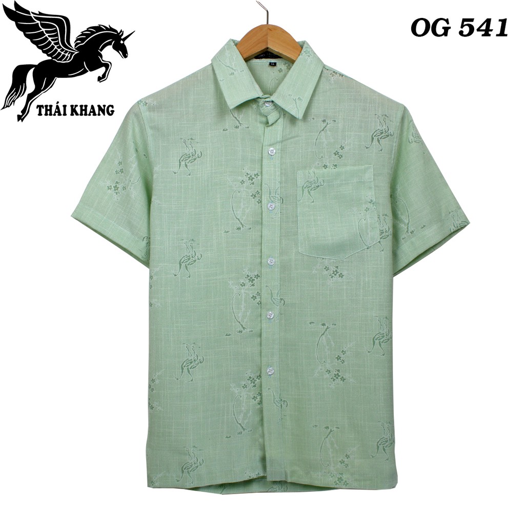 [Mã FAMAYMA2 giảm 10K đơn 50K] Sơ mi nam trung niên vãi đũi mềm siêu mát sơmi nam hoạ tiết đẹp Size 50-85kg | BigBuy360 - bigbuy360.vn