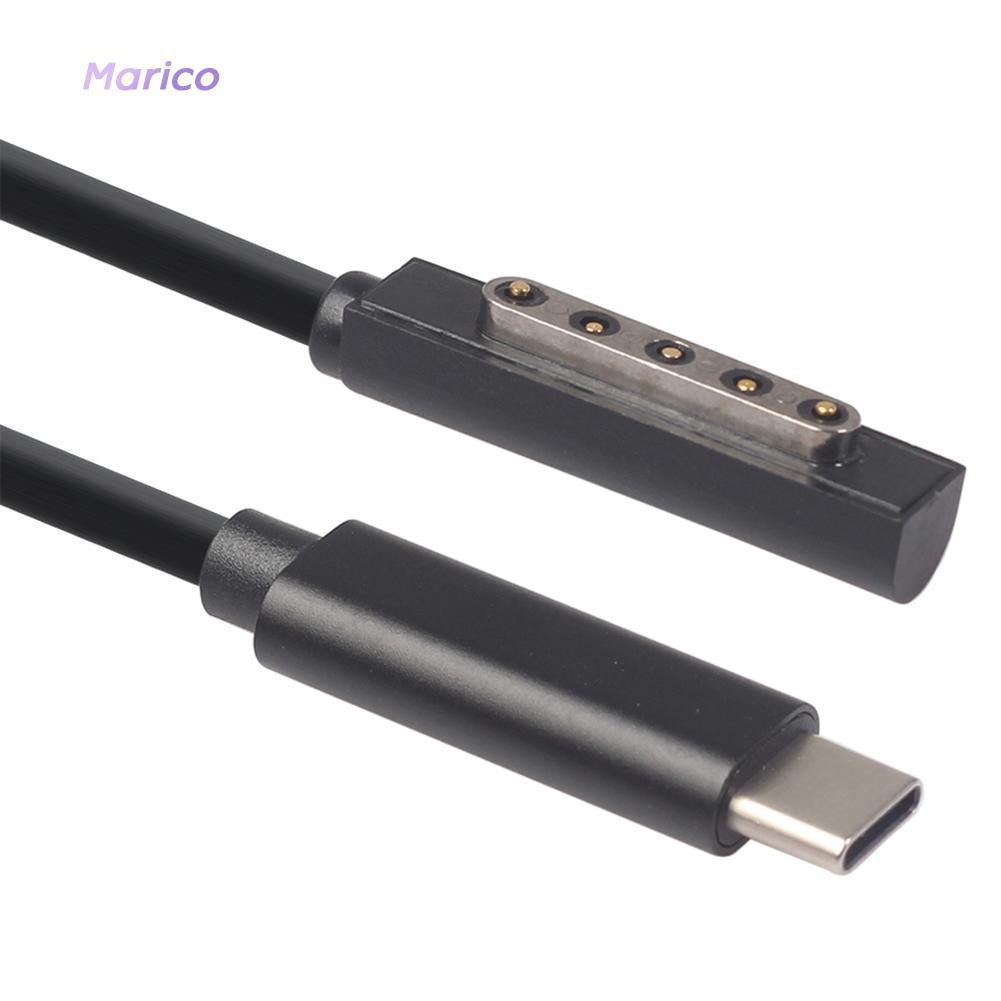 Dây Cáp Sạc Usb Type C Pd 1.5m Cho Microsoft Surface Pro 1 / 2