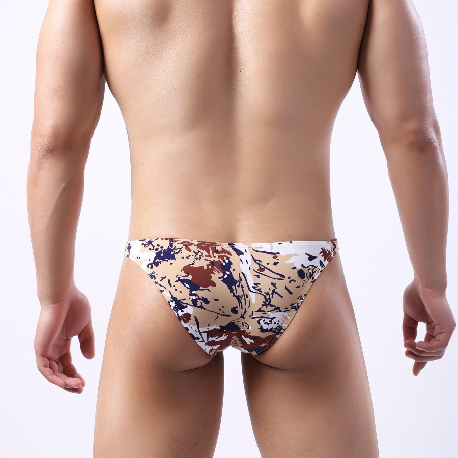Quần Lót Nam Lưng Thấp In Họa Tiết Thời Trang