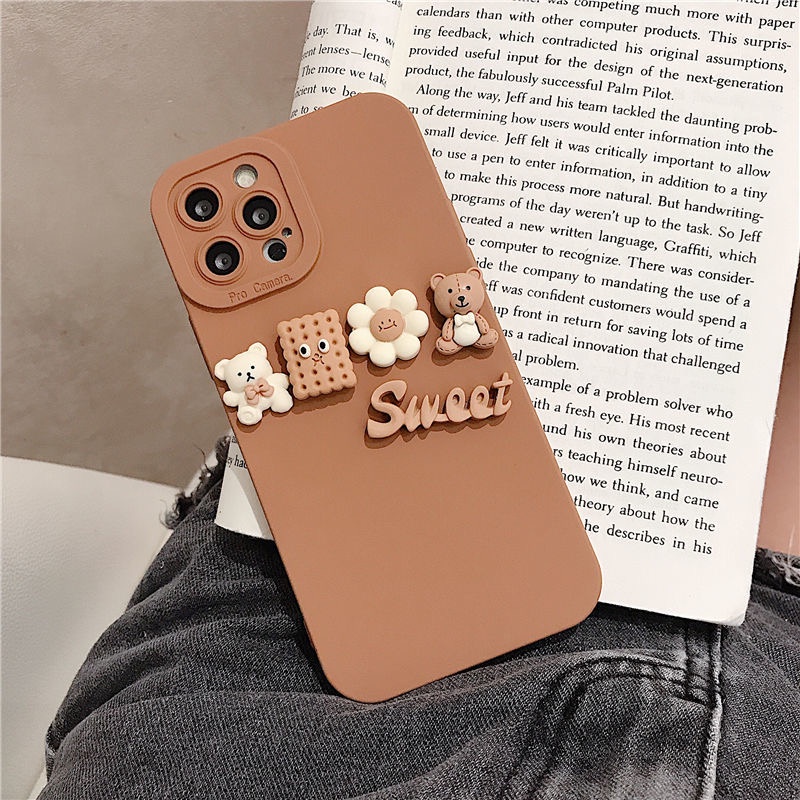 Ốp lưng điện thoại iphone cạnh vuông gắn charm b 7plus x xsmax 11 11promax 12 12pro 12promax 13 13pro 13promax DT13