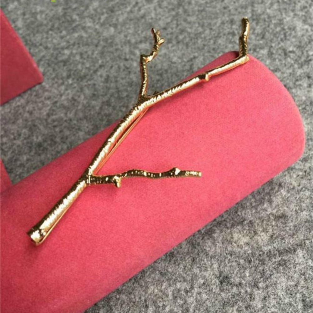 Kẹp tóc hình nhánh cây phong cách vintage xinh xắn