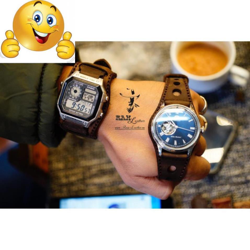 TỔNG HỢP DÂY ĐỒNG HỒ DA BÒ THẬT CHO DÒNG ORIENT - HÀNG CHÍNH HÃNG RAM LEATHER .
