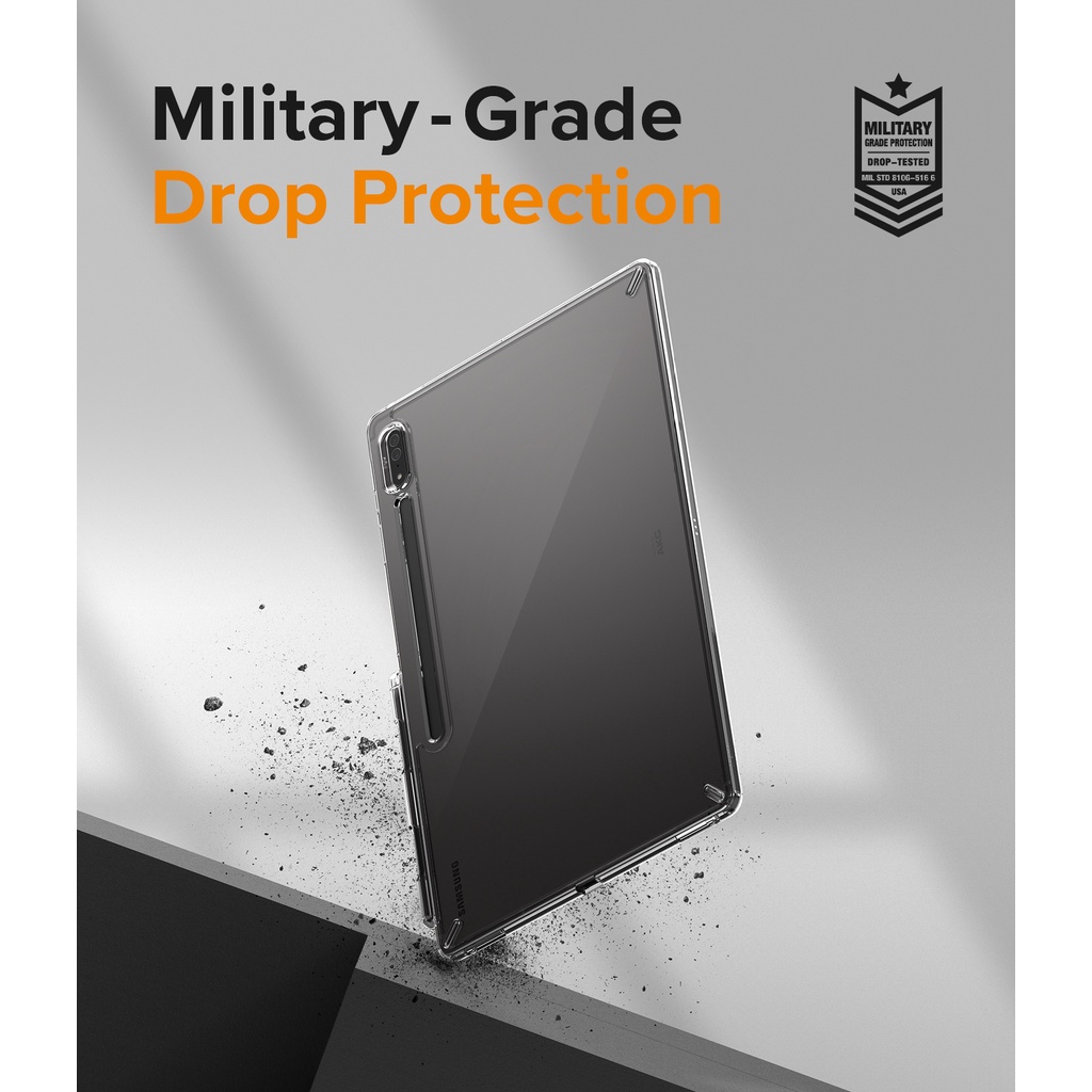 Ringke Fusion Vỏ bảo vệ được thiết kế với giá đỡ bút S cho Galaxy Tab S8 Ultra S8 S7 FE