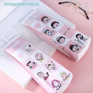 Túi Đựng Bút Hình Hộp Sữa Cỡ Lớn Họa Tiết Hoạt Hình
