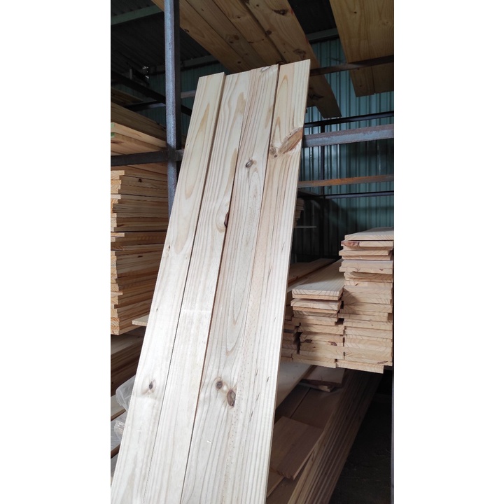 Thanh gỗ thông dài 90cm bào láng 4 mặt