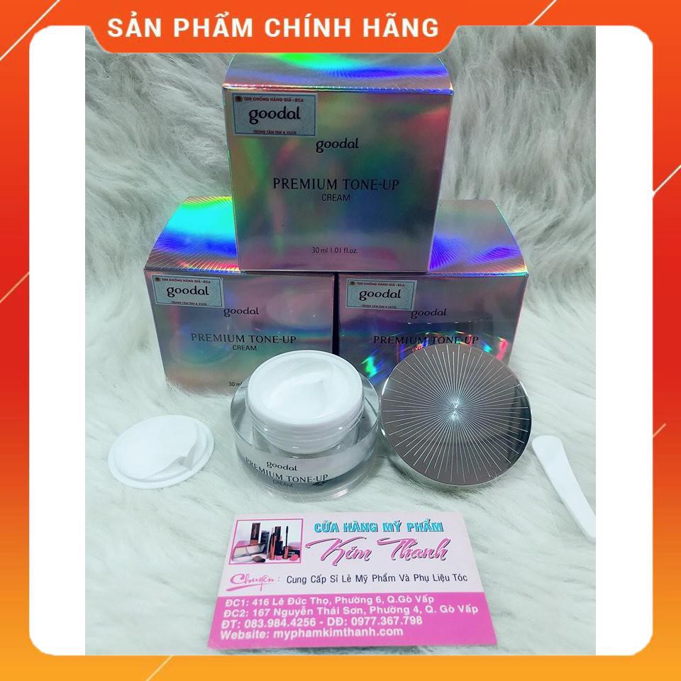 Kem Dưỡng Trắng Da Và Nâng Tone Da Tức Thì Ốc Sên Goodal Premium Snail Tone-Up Cream Chưa Có Đánh Giá