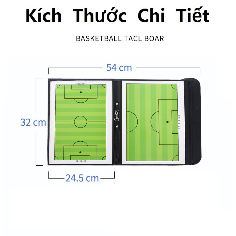 【Có hàng sẵn】Bảng chiến thuật bóng đá gấp Football Training Coach oard