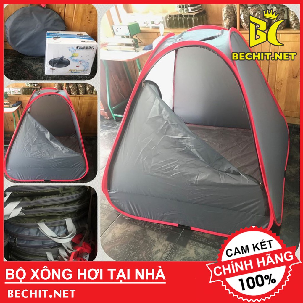 Combo Lều Xông Hơi Và Nồi Xông Hơi Bằng Điện 4 Lít Cao Cấp Chống Tràn
