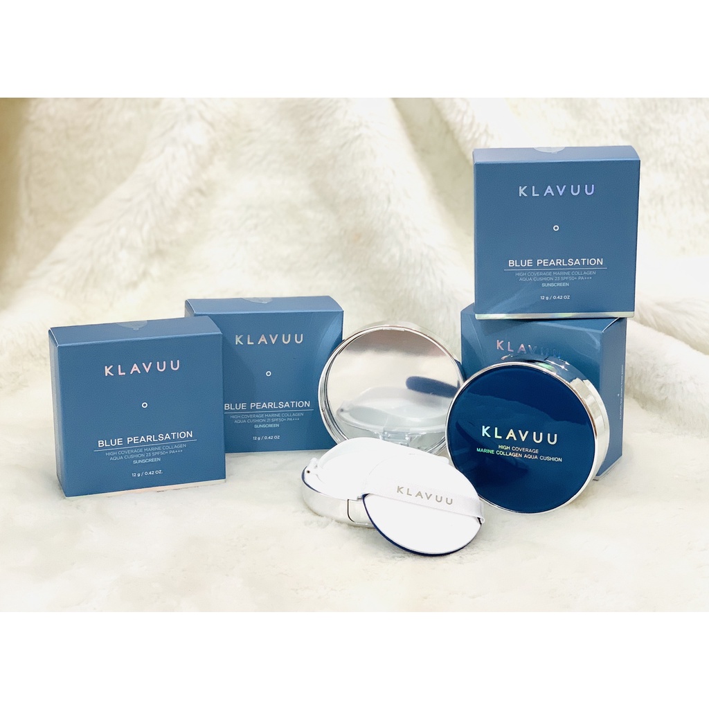 Blue Pearlsation High Coverage Marine Collagen Aqua Cushion