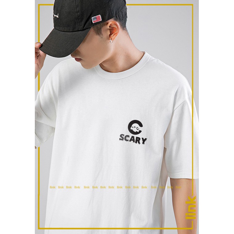 Áo tay lỡ unisex SCARY độc lạ kiểu dáng mới