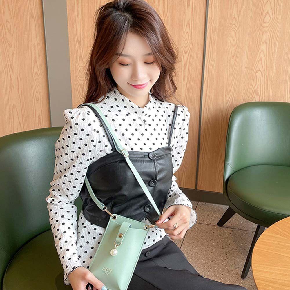 Túi Da Đeo Chéo Mini Đựng Điện Thoại Thời Trang Cho Nữ