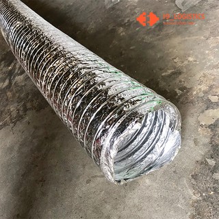 Ống hút gió khổ 100mm ống bạc cao cấp dài 8m