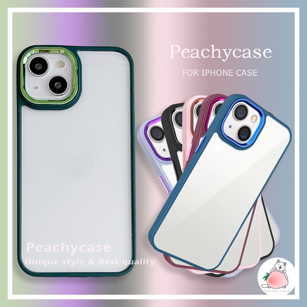 Ốp Điện Thoại PC Cứng Trong Suốt Mạ Điện HD Cho iPhone 13 11 12 Pro Max Xs Max Xr 7 8 6 Plus