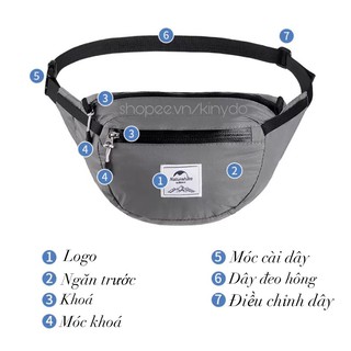 Túi bụng gấp gọn NatureHike NH18B300-B