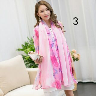 Khăn voan, khăn choàng khổ rộng, khăn đi biển, khăn in hoa, khăn quàng nữ