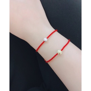 Vòng chỉ đỏ may mắn bi bạc