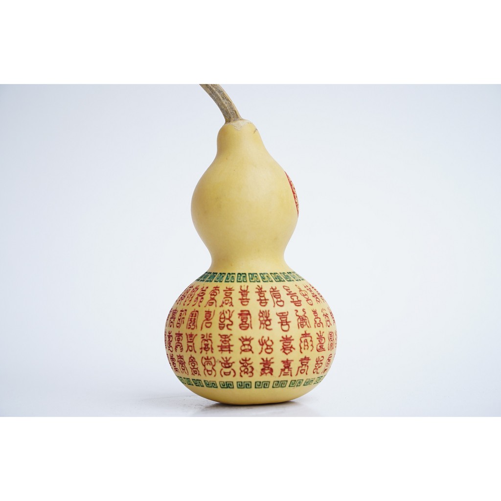 Bầu hồ lô phong thủy khắc kinh chú Phật nguyên cuống bình an | BigBuy360 - bigbuy360.vn