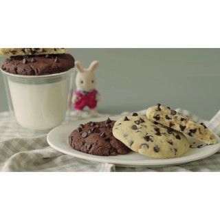 Chocolate chip đen, chip trắng 100g