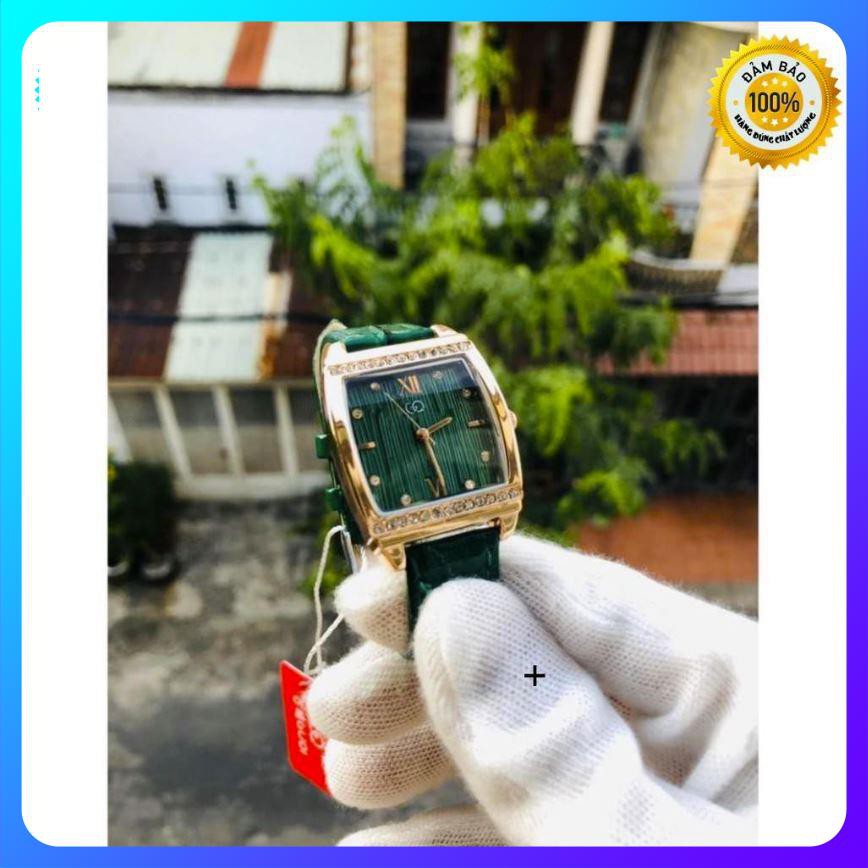 Đồng hồ nữ dây da GUQI quyến rũ đồng hồ nữ mặt vuông đính đá dây da chính hãng chống nước Luxury Fashion | BigBuy360 - bigbuy360.vn