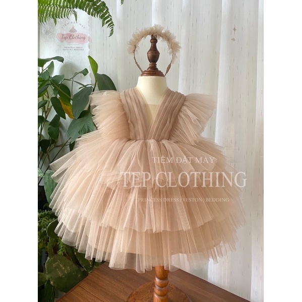 AMIE - Đầm Công Chúa Thiết Kế Cho Bé Gái by Tep Clothing - hình thật