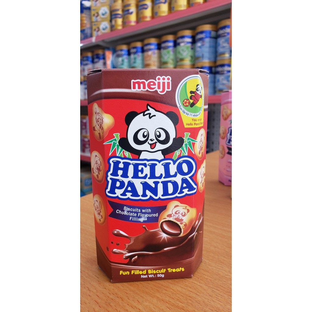 Bánh Gấu Meiji Hello Panda 50G CHOCOLATE