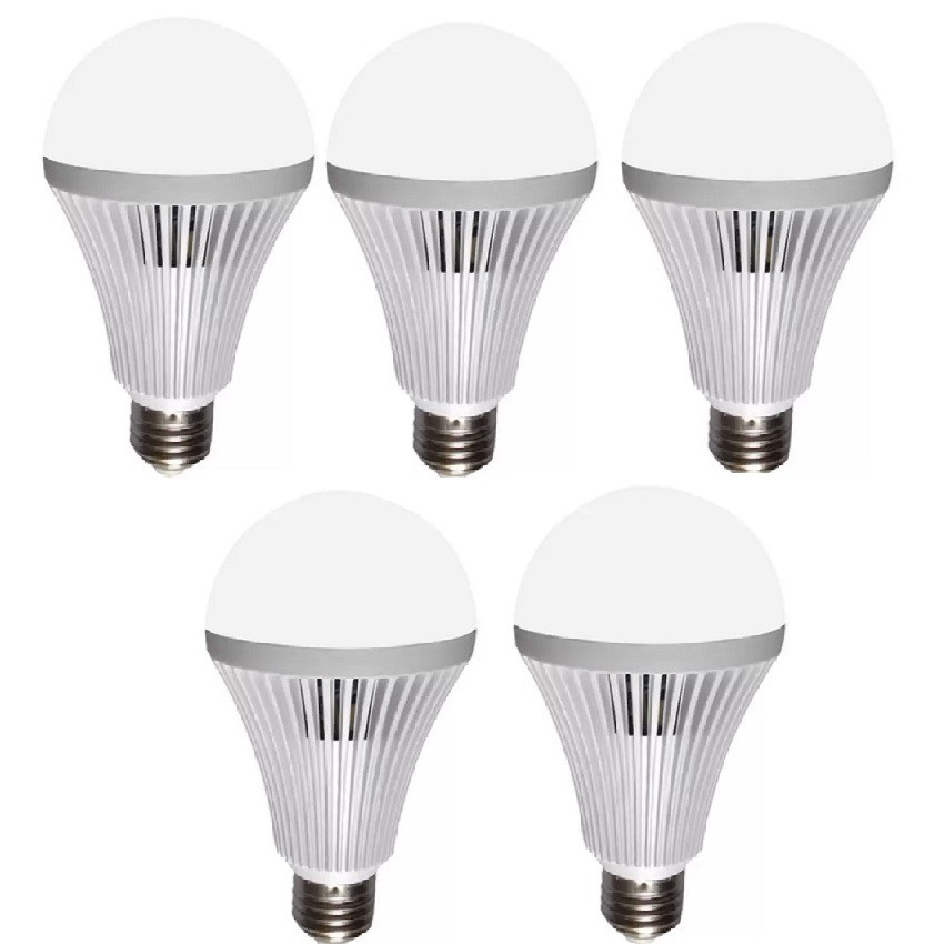 Bộ 5 bóng đèn Led Bulb tích điện thông minh Smart 12W