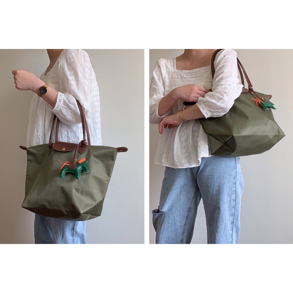 [ Xả kho 3 Ngày] Túi xách công sở đeo vai nữ Longchamp gấp gọn siêu cấp chống nước đủ size-bảo hành 12m