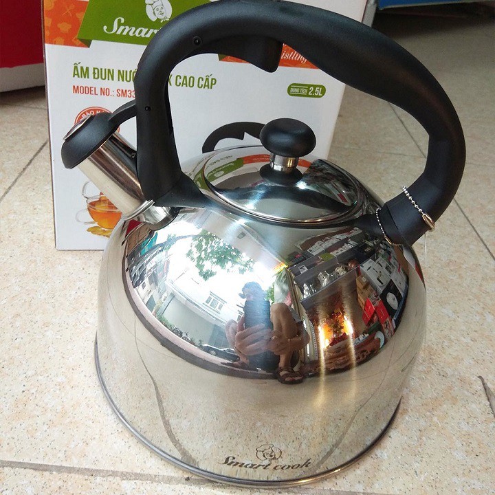 ẤM ĐUN NƯỚC BẰNG INOX 304 ELMICH SMARTCOOK 2.5L SM 3374- BẢO HÀNH CHÍNH HÃNG 12 THÁNG