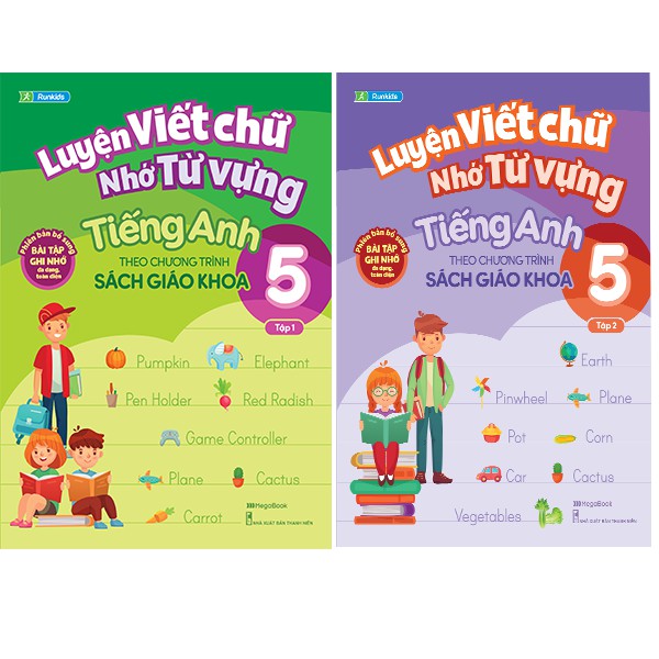 Hộp Khóa Học Tiếng Anh Online Chuẩn Sách Giáo Khoa Tại Nhà Megastudy Lớp 5 (Tặng Kèm 2 Cuốn Luyện Viết)