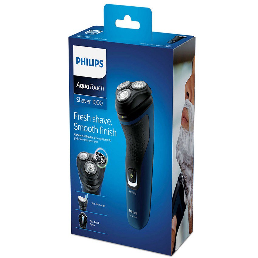 [Chính hãng - BH 2 năm] Máy cạo râu khô và ướt thế hệ mới Philips S1121