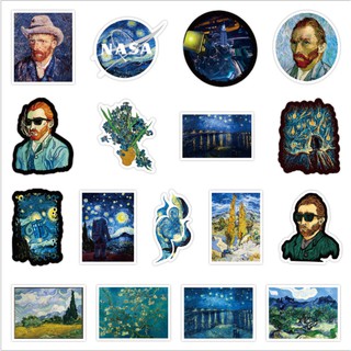 Van Gogh Stickers Miếng Dán Chống nước