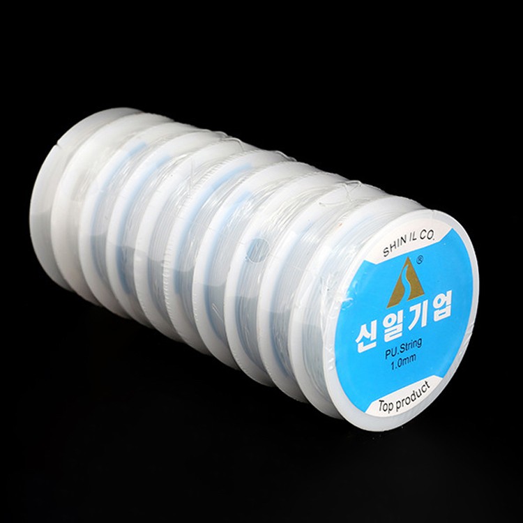 Cuộn dây cước thun trong suốt co giãn đan vòng tay