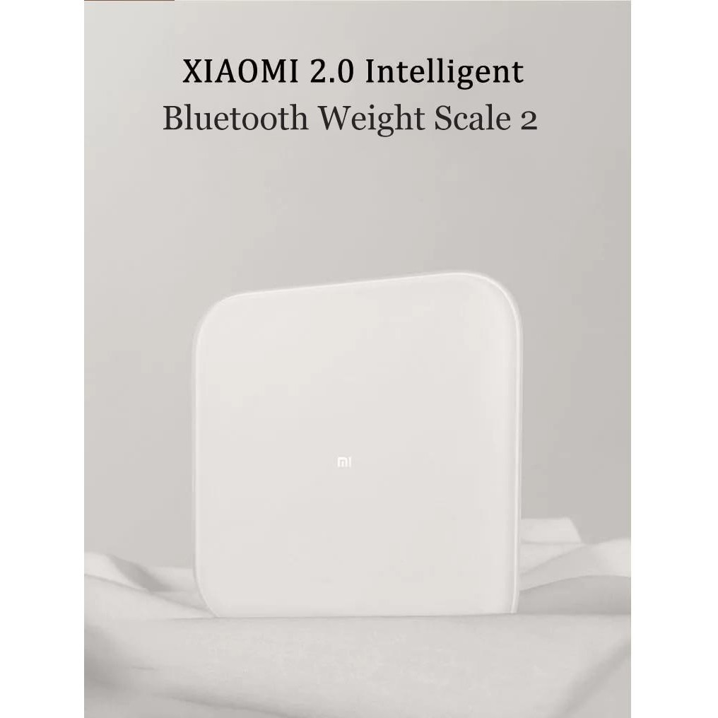 Cân thông minh Xiaomi Smart Scale 2 - Bluetooth 5.0 Màn hình LED, kính cường lực, Bản quốc tế