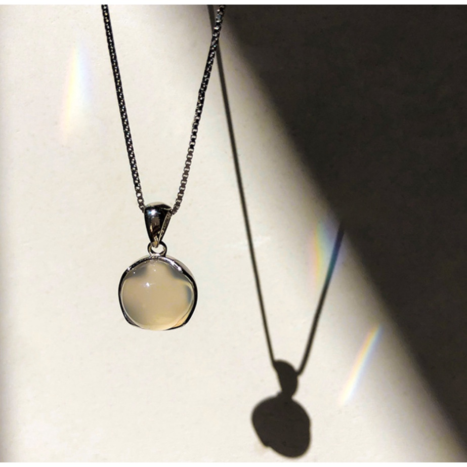 Vòng cổ titan, (Full box) dây chuyền giọt nước phong cách Hàn Quốc DC16