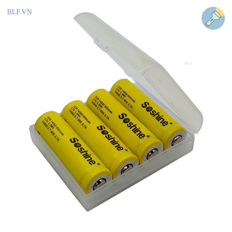 Pin sạc Soshine 14500 3.7V 900mah